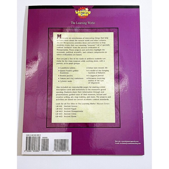Museum Series: Ancient Rome, Egypt, Greece, China and Mesop. set of 5 Workbooks - Picture 3 of 12